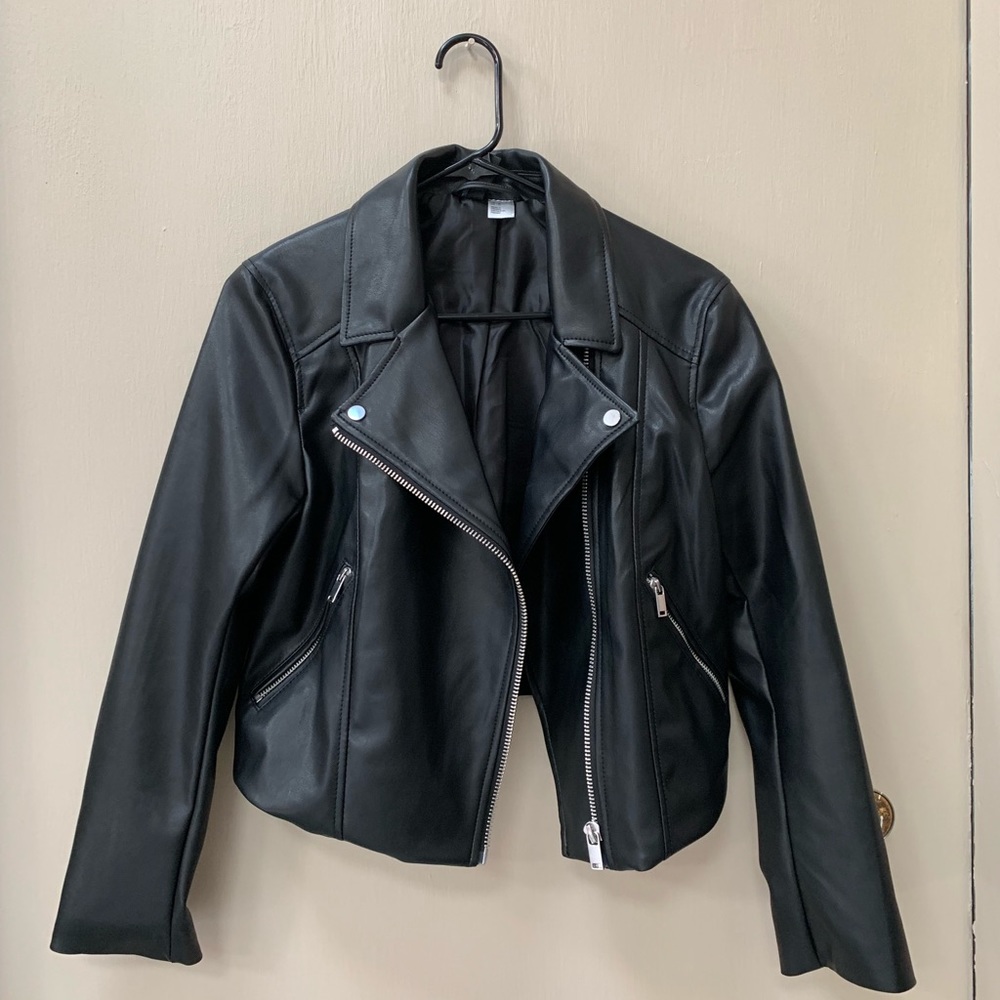 NWOT Vegan Leather H&M Jacket